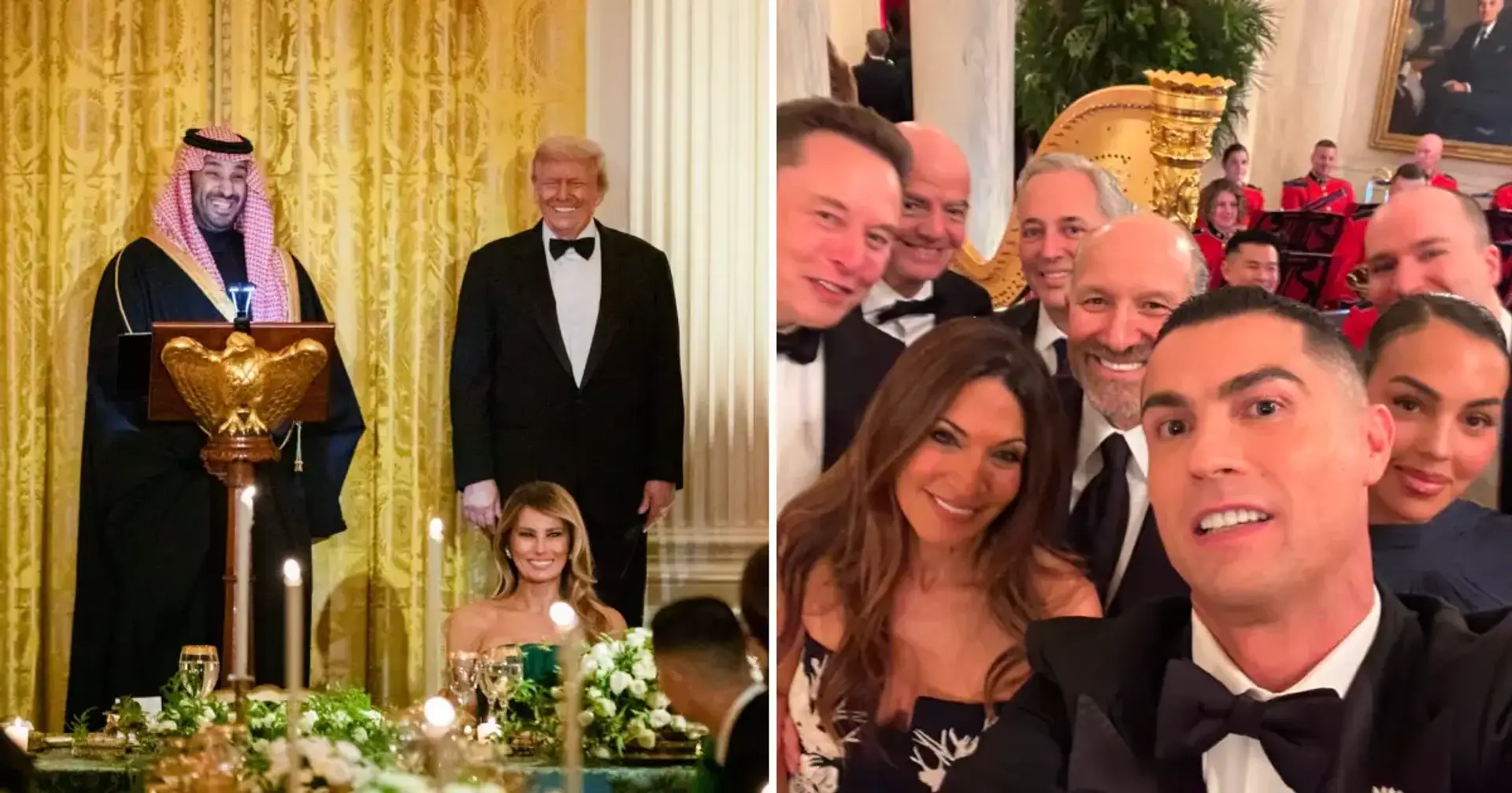 Cristiano Ronaldo cena con Donald Trump en la Casa Blanca y genera revuelo mundial