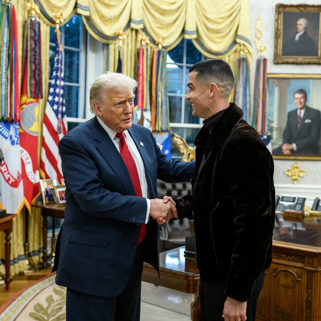 Cristiano Ronaldo cena con Trump en la Casa Blanca